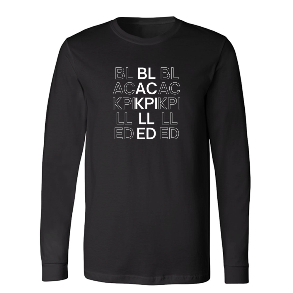 BLACK PILLED SCATTERED LONG SLEEVE