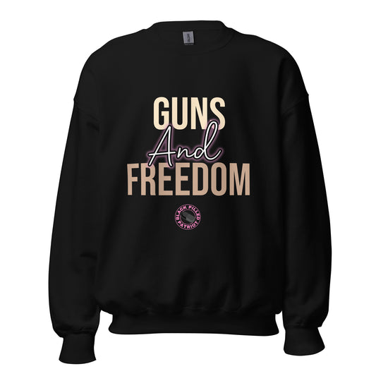 WOMEN'S GUNS & FREEDOM CREWNECK