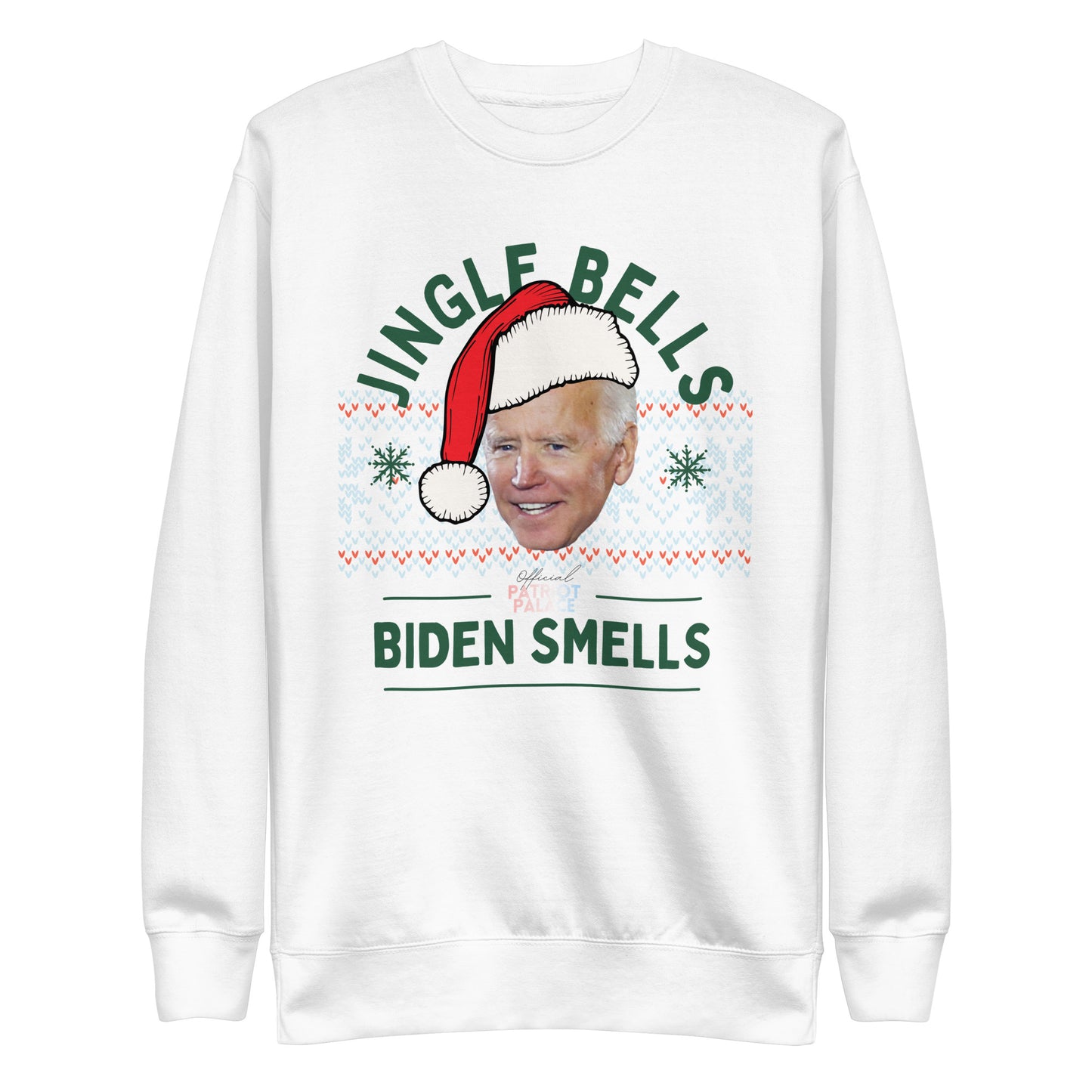 JINGLE BELLS, BIDEN SMELLS UGLY CHRISTMAS SWEATER