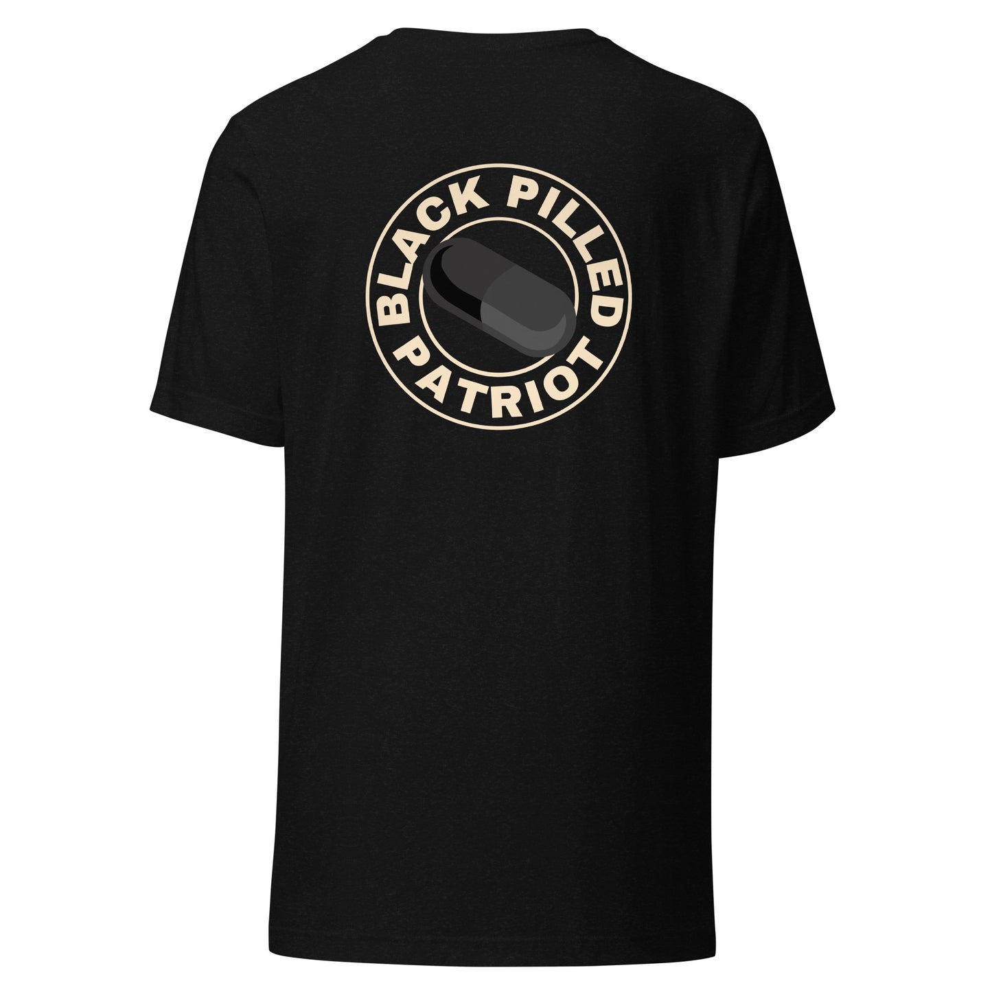 BLACK PILLED PATRIOT LOGO T-SHIRT