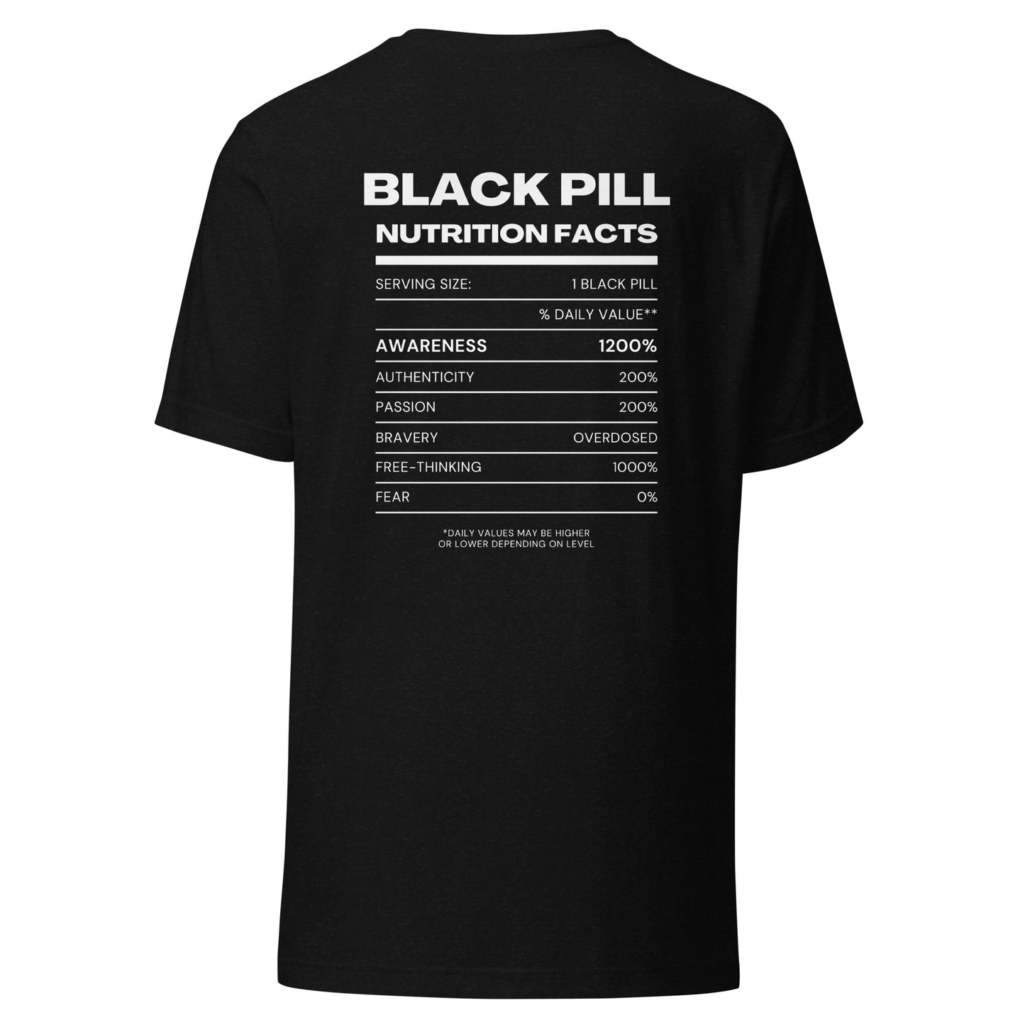 NUTRITION FACTS T-SHIRT